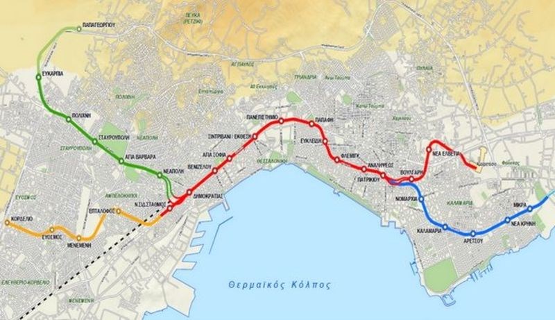 Αυτός είναι ο τελικός χάρτης του Μετρό Θεσσαλονίκης. Ποιοι σταθμοί θα συνδέονται με ποιους;