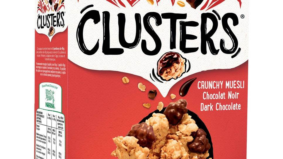 Clusters Crunchy Muesli για ημέρες απίστευτα φανταστικές και τέλειο