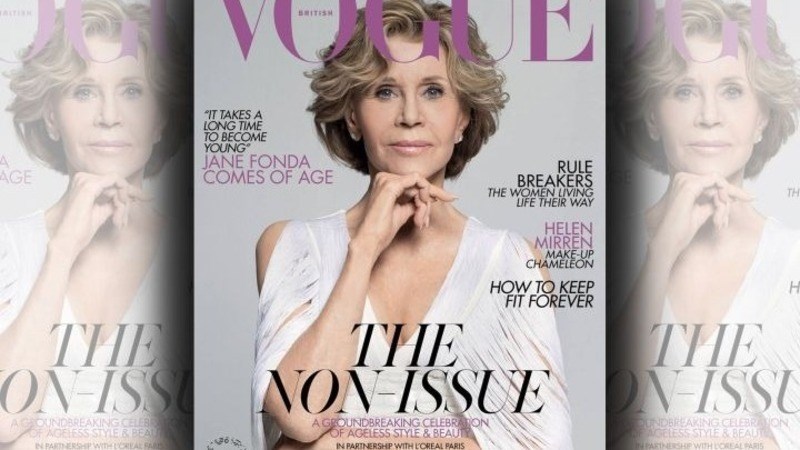Η Τζέιν Φόντα στα 82 της γίνεται εξώφυλλο στη βρετανική Vogue και νικάει τον χρόνο μια για πάντα 