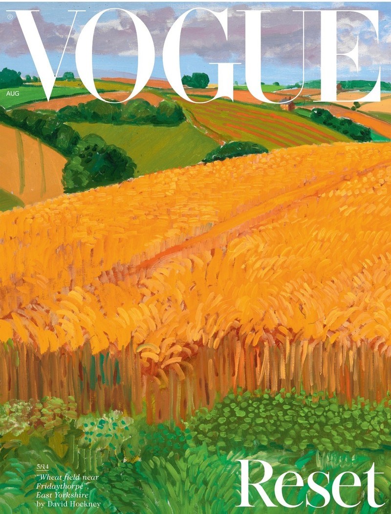 Όλα αλλάζουν: Ο σπουδαίος καλλιτέχνης David Hockney ζωγραφίζει το νέο εξώφυλλο της βρετανικής Vogue