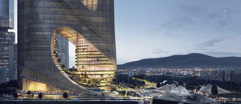 Ο κόσμος αλλάζει: Ένας γιγάντιος ουρανοξύστης με ανοικτό εσωτερικό από το γραφείο της Ζάχα Χαντίντ