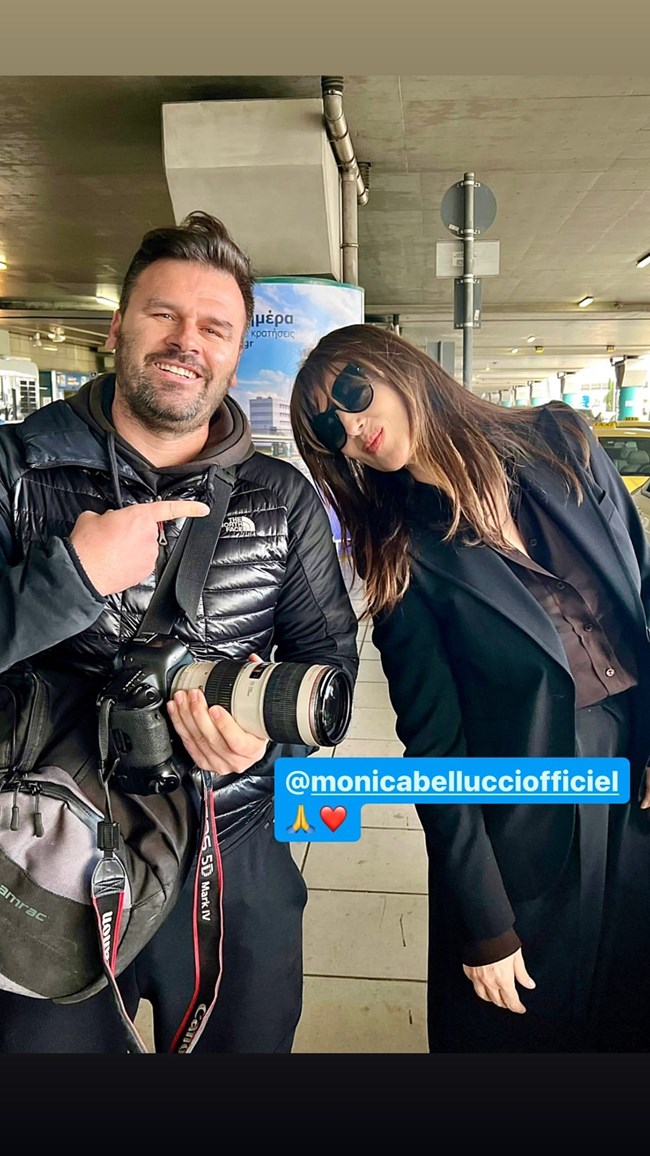 Μόνικα Μπελούτσι: Στην Ελλάδα ινκόγκνιτο από χθες