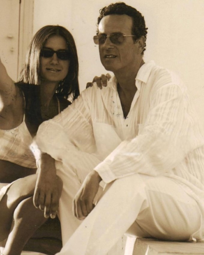 Ο Χάρης Ρώμας με την αδελφή του