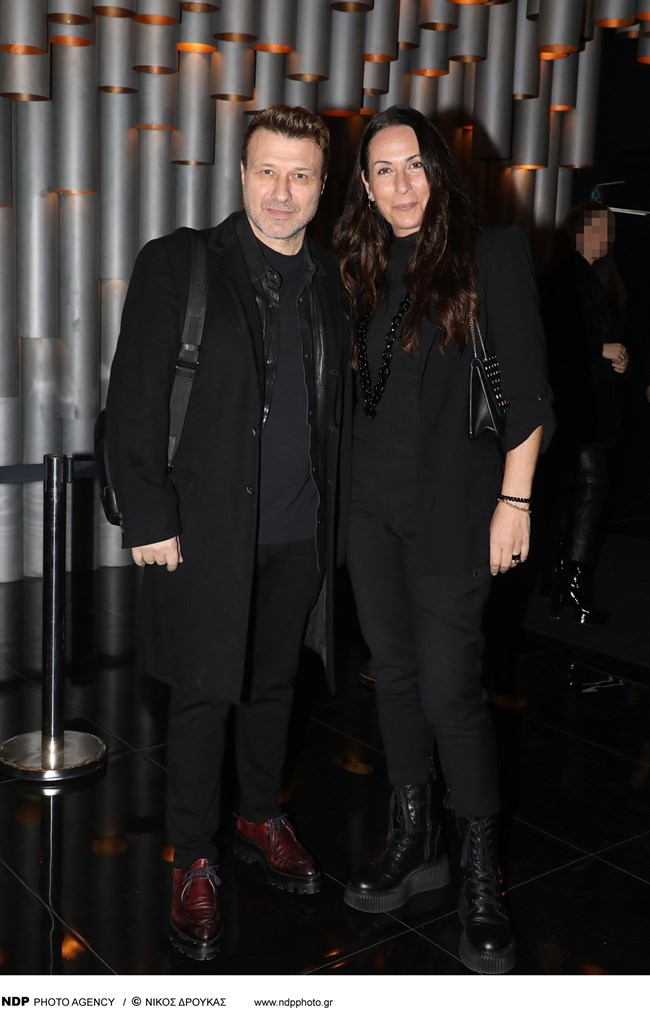 Γιάννης Πλούταρχος: Με την σύζυγό του, Μάρια, σε σπάνια βραδινή έξοδο