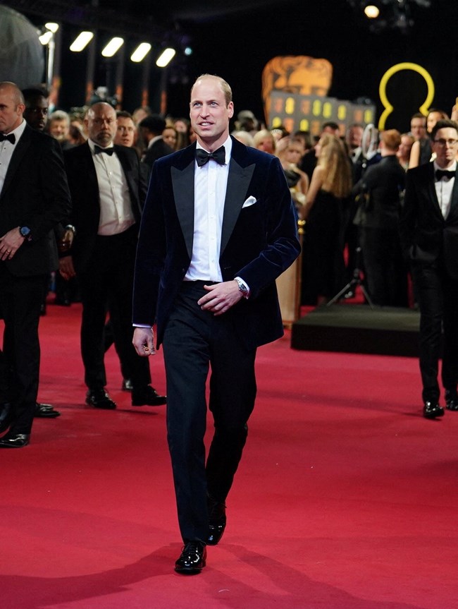 BAFTA: Ο Πρίγκιπας Ουίλιαμ, μόνος αλλά πρόσχαρος στα "αγαπημένα" του Βραβεία χωρίς την Κέιτ