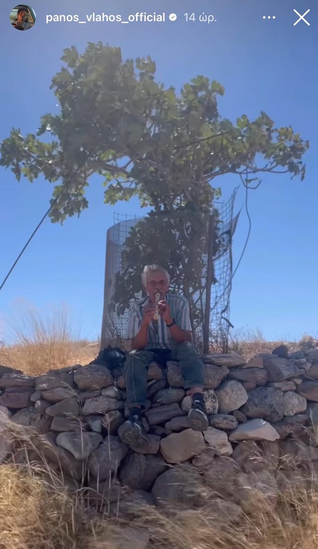 Πάνος Βλάχος - Νατάσα Εξηνταβελώνη: Tο ερωτευμένο ζευγάρι στη Μήλο