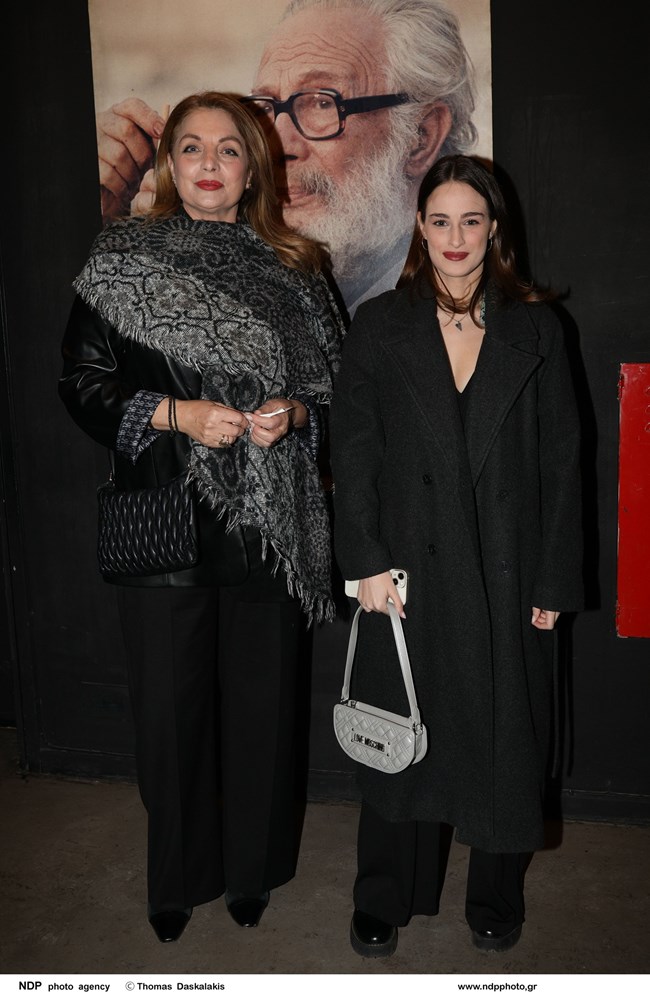 Άντζελα Γκερέκου- Μαρία Βοσκοπούλου: "Δίδυμο κομψότητας" με total black