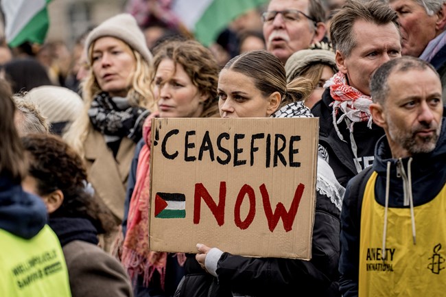 διαδηλώσεις γάζα