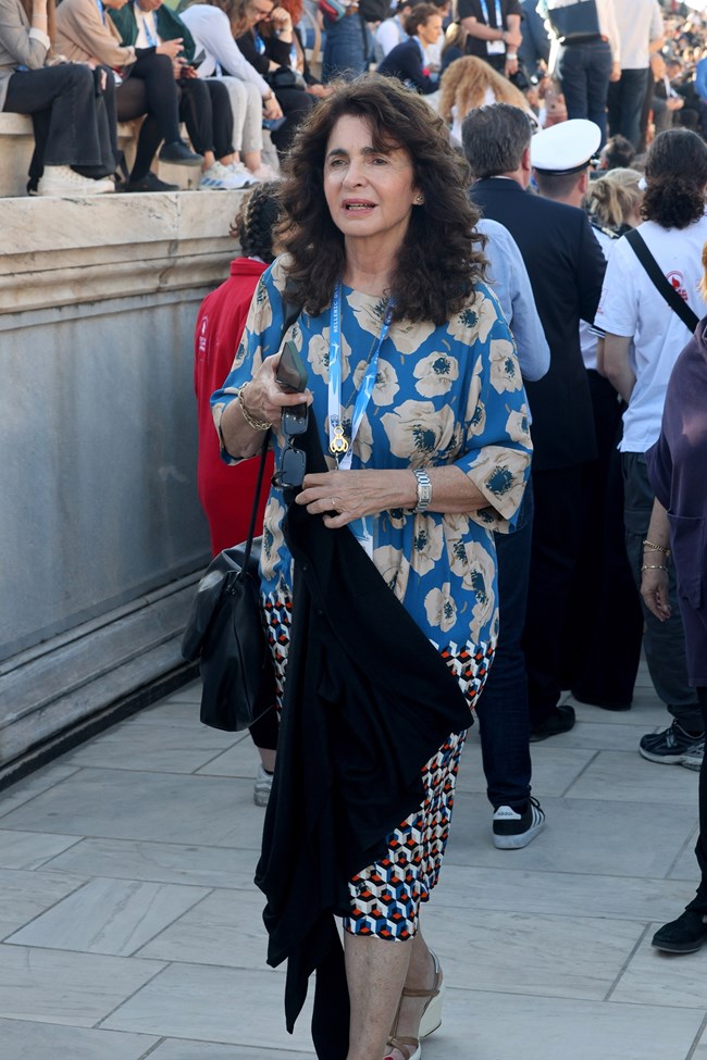 Αλεξάνδρα Μητσοτάκη: Η σπάνια εμφάνιση στο Καλλιμάρμαρο