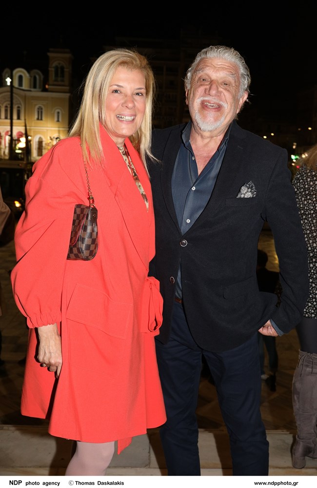 Γιάννης Βούρος: Η σπάνια εμφάνιση με την τρίτη σύζυγό του, Λένα Κώνστα