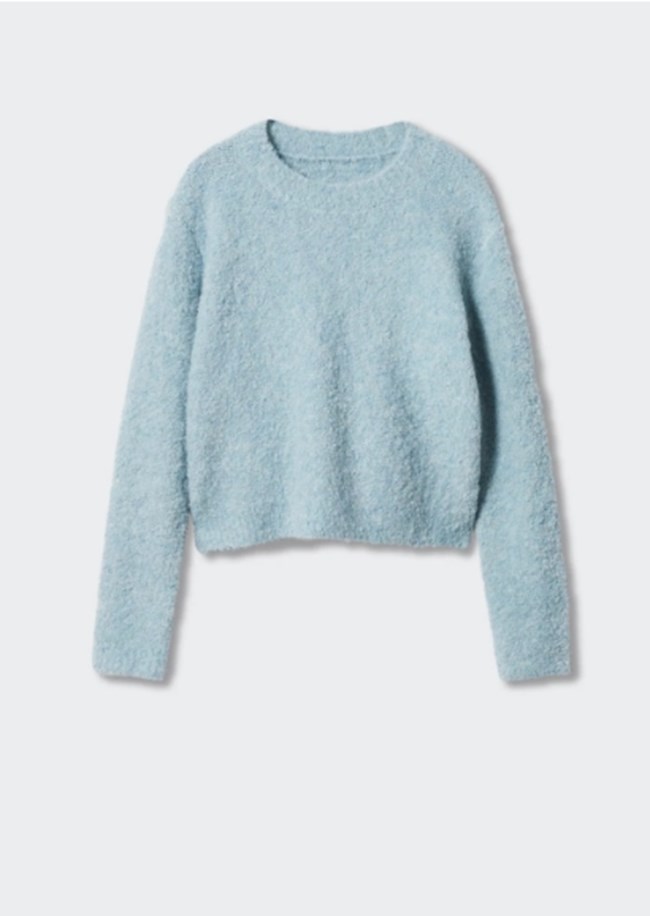 Πουλόβερ πλεκτό μπουκλέ, Mango