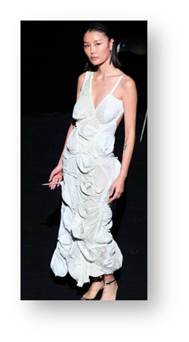 H Triumph, μεταμορφωμένη: Υψηλή ραπτική από upcycled σουτιέν Triumph στην αποκλειστική συνεργασία με τη Hodakova