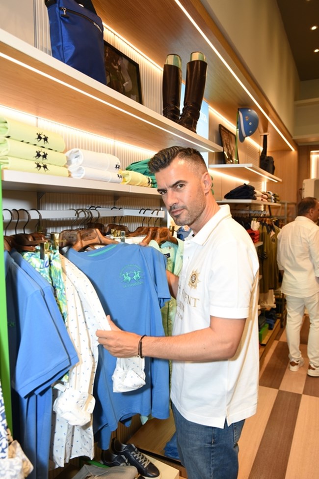 Όλες οι διάσημες εμφανίσεις στα εγκαίνια του νέου καταστήματος La Martina στο Golden Hall