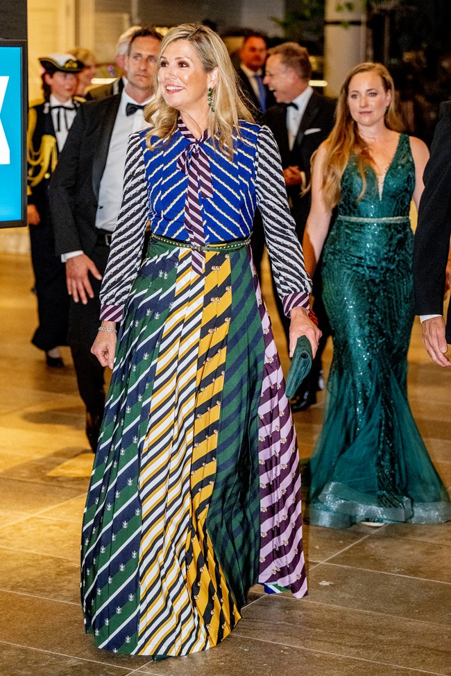 Βασίλισσα Μάξιμα: Η elegant εμφάνιση με δημιουργία Μαίρης Κατράντζου