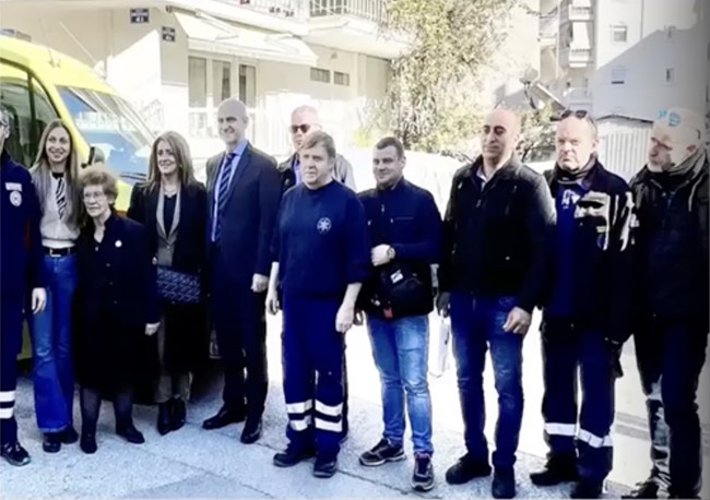 Κατερίνη, δωρεά ασθενοφόρου