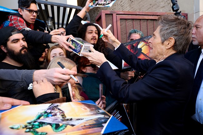 Γουίλεμ Νταφόε, Walk of Fame