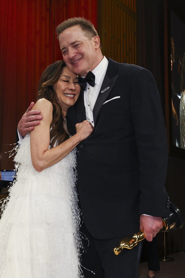 Όσκαρ 2023: "Τα Πάντα Όλα" σε Μισέλ Γιο και Μπρένταν Φρέιζερ