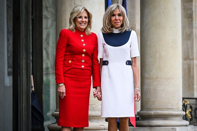 Μπάιντεν, Μακρόν