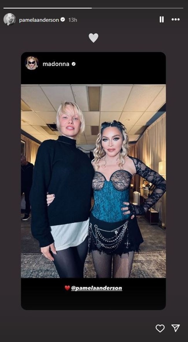 Μαντόνα και Πάμελα Άντερσον μαζί στη σκηνή