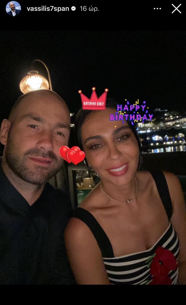 Βασίλης Σπανούλης - Ολυμπία Χοψονίδου: Ρομαντικό δείπνο για δύο