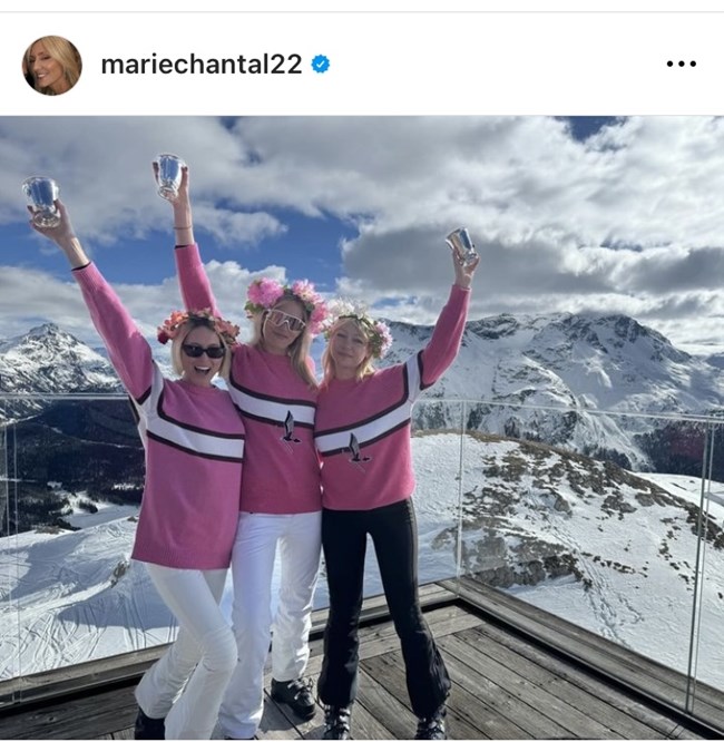 Μαρί Σαντάλ: "Περήφανη μαμα"- Φωτογραφίζει την κόρη της Ολυμπία στα χιόνια