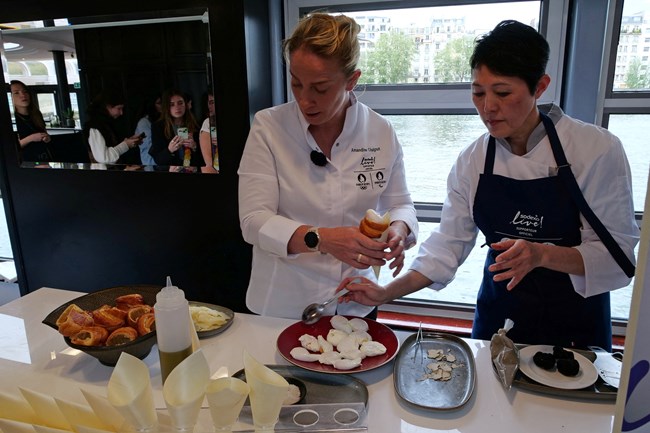 Παρίσι, Ολυμπιακοί Αγώνες, φαγητό