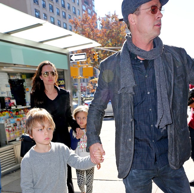 Αντζελίνας Τζολί, Μπραντ Πιτ, δίδυμα