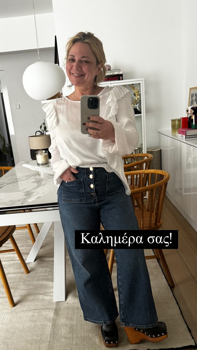 Νάνσυ Ζαμπέτογλου: Φόρεσε τα πιο μοντέρνα παπούτσια της άνοιξης