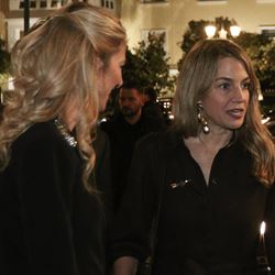 Η Χρυσή Βαρδινογιάννη με τον Νικόλαο Ντε Γκρες στην εκδήλωση μνήμης για τον Βαρδή Ι. Βαρδινογιάννη