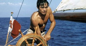 Η Κατίνα Παξινού με τον πανέμορφο Αλέν Ντελόν το 1960 στη Βενετία