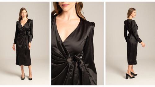 #ObsessedWith: Το chic wrap φόρεμα που θα φοράς στις βραδινές σου εξόδους και θα βρεις με έκπτωση -55%