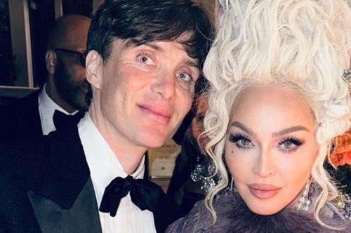 H Μαντόνα -επιτέλους- συνάντησε τον αγαπημένο της ηθοποιό Κίλιαν Μέρφι