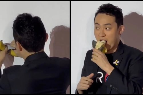 Η μπανάνα - έργο τέχνης των 6,2 εκατ. δολ. τελικά... φαγώθηκε από τον αγοραστή της