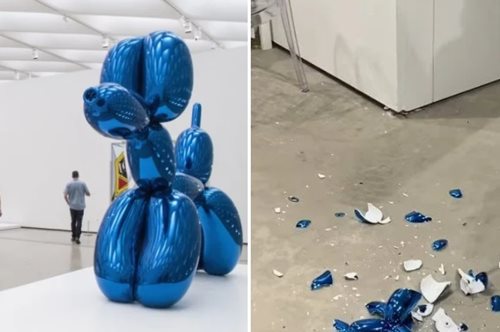 Όταν σπας κατά λάθος ένα γλυπτό αξίας 42.οοο δολαρίων με την υπογραφή του Τζεφ Κουνς