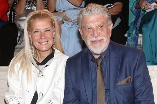 Γιάννης Βούρος: Η σπάνια εμφάνιση με την τρίτη σύζυγό του, Λένα Κώνστα