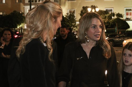 Η Χρυσή Βαρδινογιάννη με τον Νικόλαο Ντε Γκρες στην εκδήλωση μνήμης για τον Βαρδή Ι. Βαρδινογιάννη