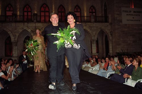 30 χρόνια πριν- Όταν η Λιάνα Κανέλλη έκανε πασαρέλα για τον Μιχάλη Ασλάνη