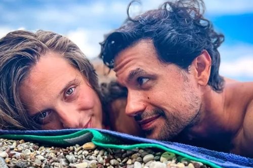 Ορφέας Αυγουστίδης και Γεωργία Κρασσά: Με τον μονάκριβο γιο τους, Αχιλλέα σε καλοκαιρινές τους διακοπές