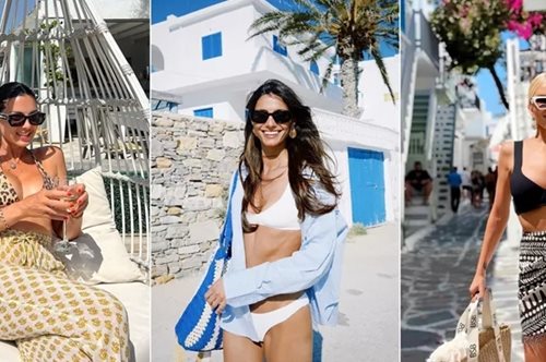 Τι φορούν οι Ελληνίδες celebrities στην παραλία; Τα looks που θα σε εμπνεύσουν για τις διακοπές σου