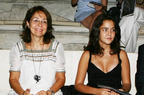 Μαριάννα Κιμούλη - Μαρία Δαμανάκη: H 16χρονη Μαριάννα με την μητέρα της, Μαρία Δαμανάκη στο Ηρώδειο