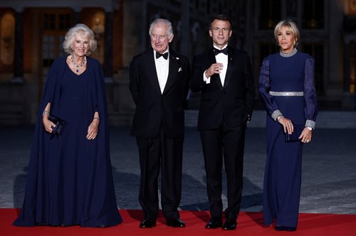 Βερσαλλίες: Με τιμές (και πολλούς διάσημους) άνοιξε το Παλάτι ο Μακρόν για τον Βασιλιά Κάρολο - εικόνες