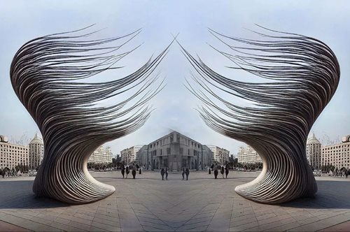 Flowing Free: Ένα γλυπτό-σύμβολο αφιερωμένο στη γενναιότητα των γυναικών του Ιράν