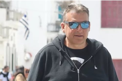 Ο Γιώργος Λιάγκας στην Παναγία της Τήνου