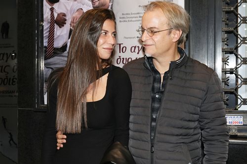 O Μίλτος Πασχαλίδης με την αγαπημένη του Ανθή σε μια (αληθινά) σπάνια εμφάνιση