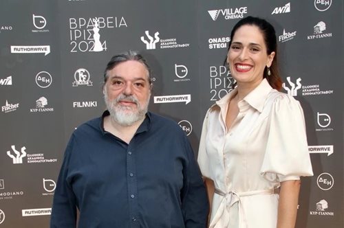 Δημήτρης Παπαδημητρίου – Βερόνικα Δαβάκη: Χέρι χέρι στα βραβεία Ίρις