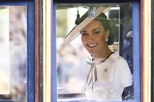 Kέιτ Μίντλετον: Τo μυστικό πίσω από το σύνολο που επέλεξε στο Trooping the Colour