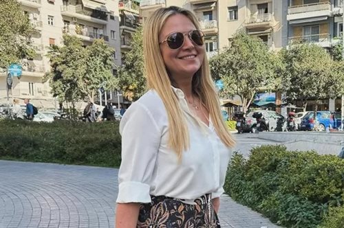 H Νάνσυ Ζαμπέτογλου με το απόλυτο ανοιξιάτικο look