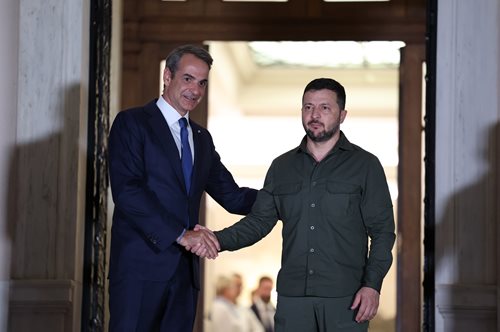 Εκρήξεις στην Οδησσό λίγο πριν τη συνάντηση Ζελένσκι με Μητσοτάκη - Ολοι καλά στην ελληνική αποστολή