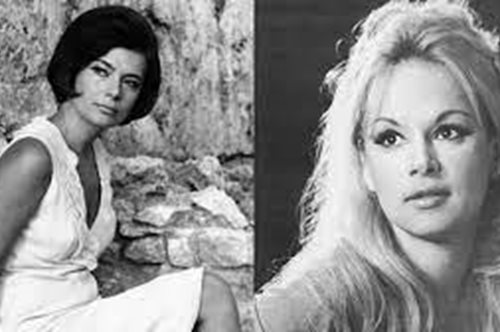 Αλίκη Βουγιουκλάκη και Τζένη Καρέζη και τους γιους τους Γιάννη και Κων/νο τον Σεπτέμβριο του 1981 στο Ηρώδειο