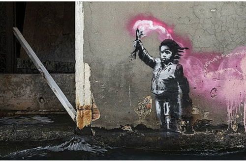 O Banksy ανακηρύχθηκε επίτιμος καθηγητής του Πανεπιστήμιο Δημιουργικών Τεχνών της Αγγλίας